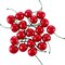 20 Pcs Red Artificial Cherries,Fake Cherries,Fake Fruit Decor Simulation Cherry